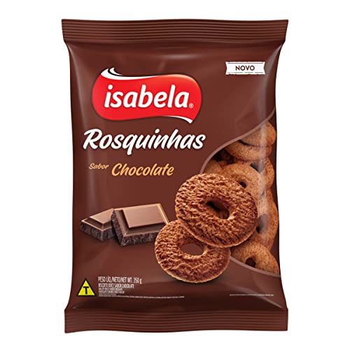7896022086619 - BISCOITO ROSQUINHA CHOCOLATE ISABELA PACOTE 350G