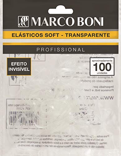7896025522404 - ELASTICO MARCO BONI CABELO SOFT TRANS 100 UNID