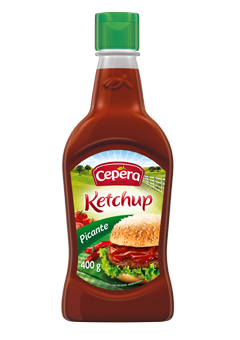7896025800960 - KETCHUP PICANTE CEPÊRA SQUEEZE 400G