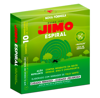 7896027080025 - INSETICIDA ESPIRAL JIMO C/10