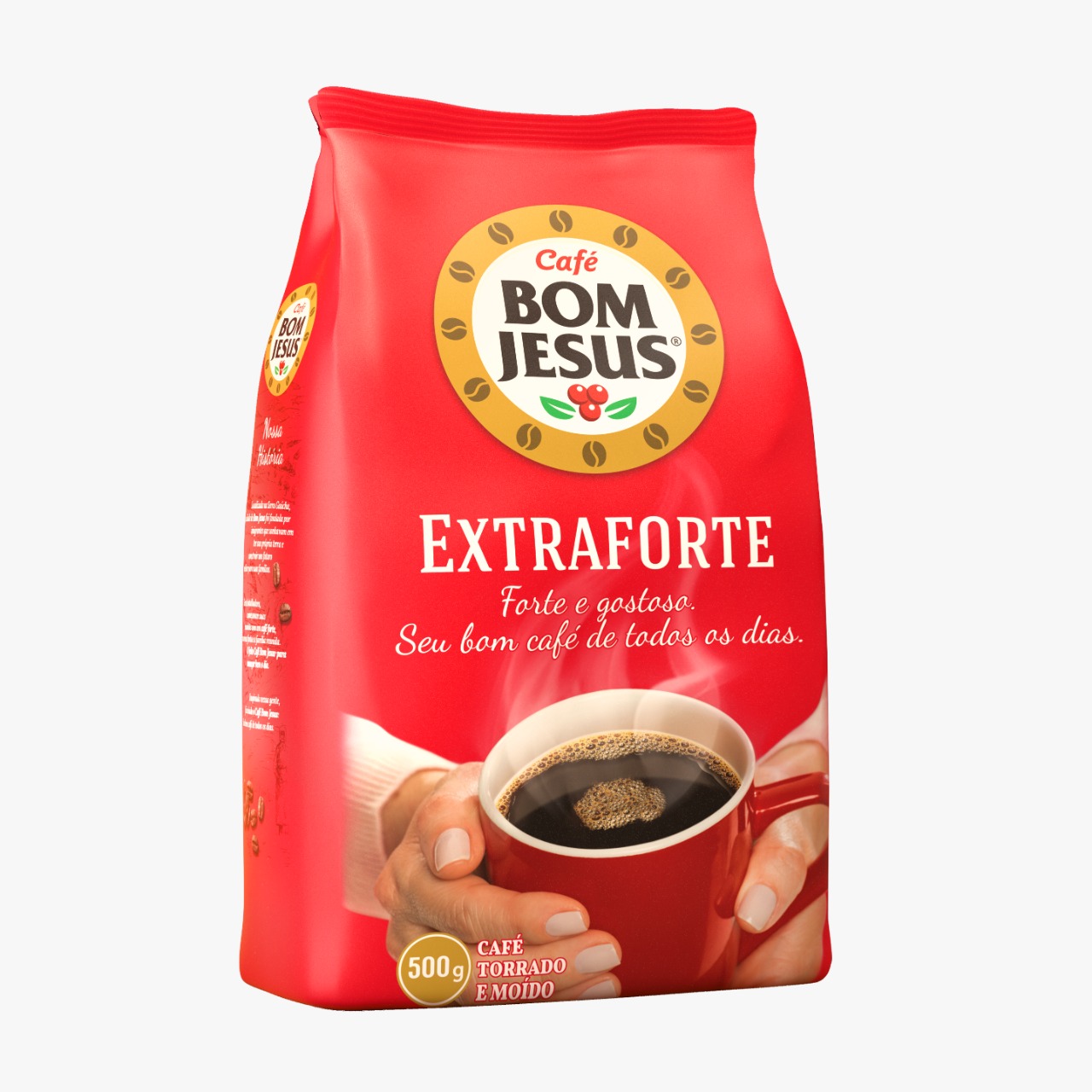 7896035731438 - CAFÉ TORRADO E MOÍDO EXTRAFORTE BOM JESUS PACOTE 500G