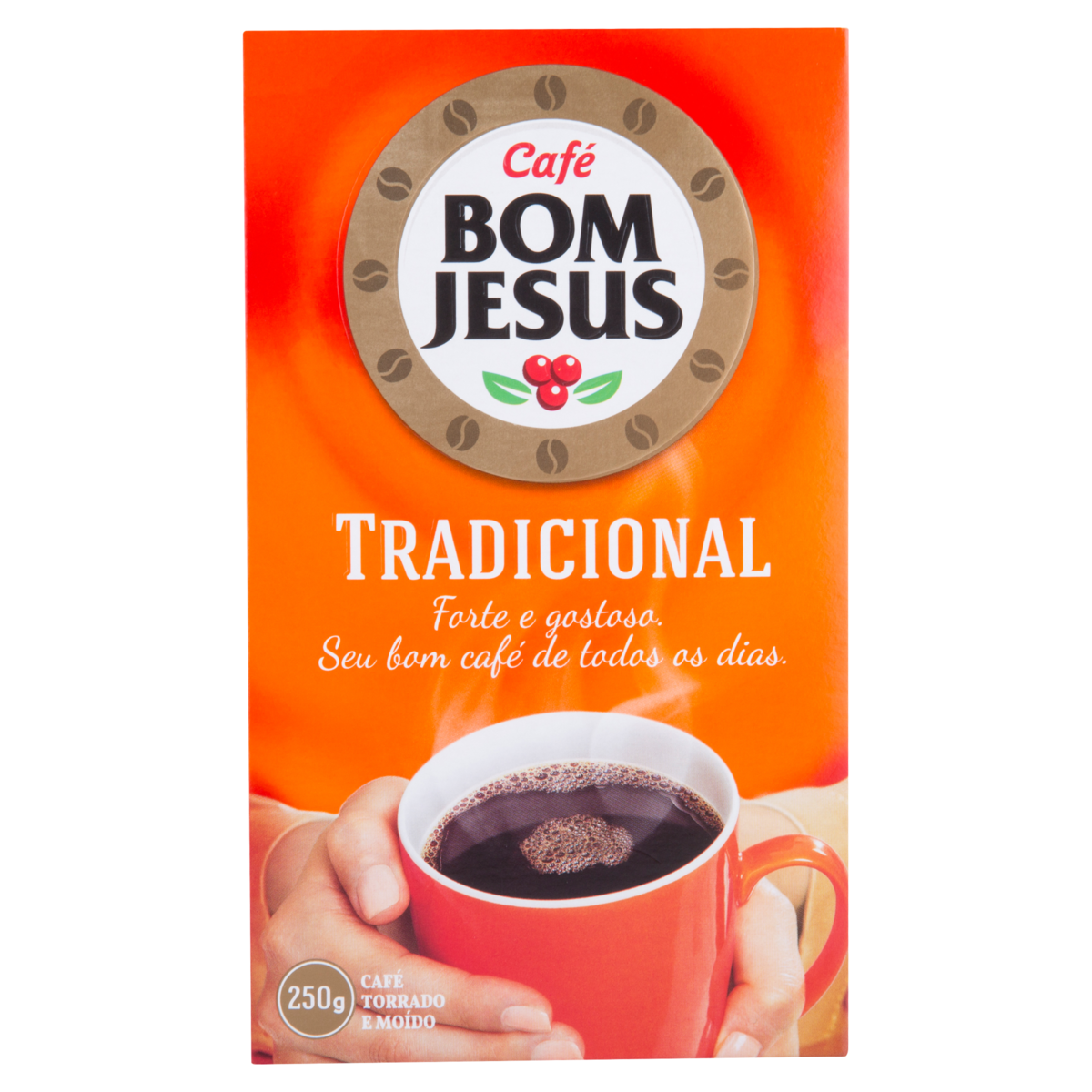 7896035733319 - CAFÉ TORRADO E MOÍDO TRADICIONAL BOM JESUS CAIXA 250G