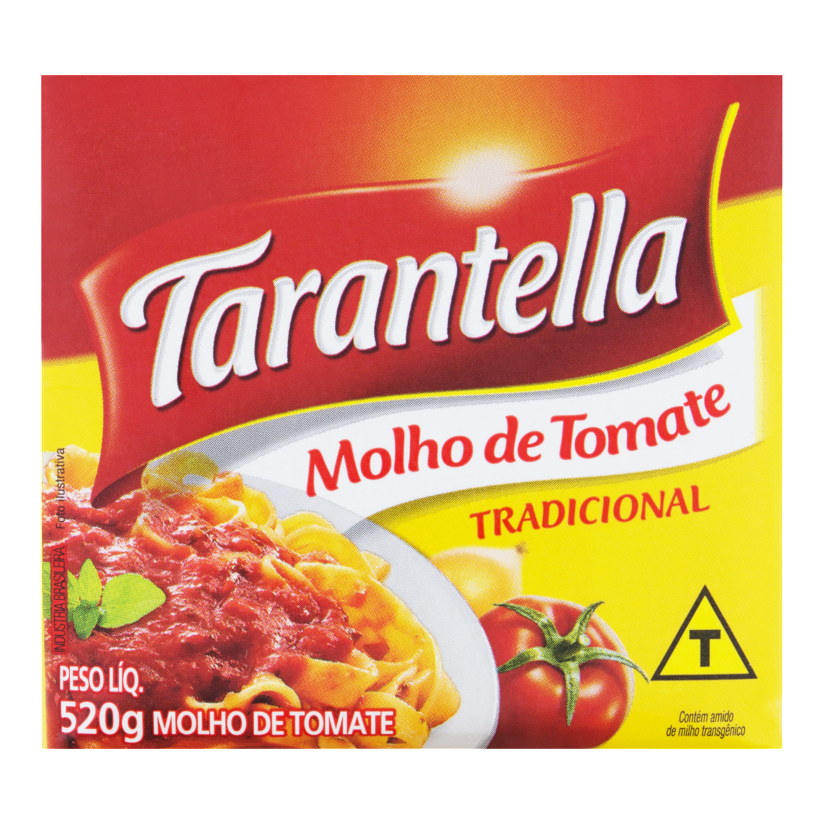 7896036095089 - MOLHO DE TOMATE TARANTELLA CAIXA 520G