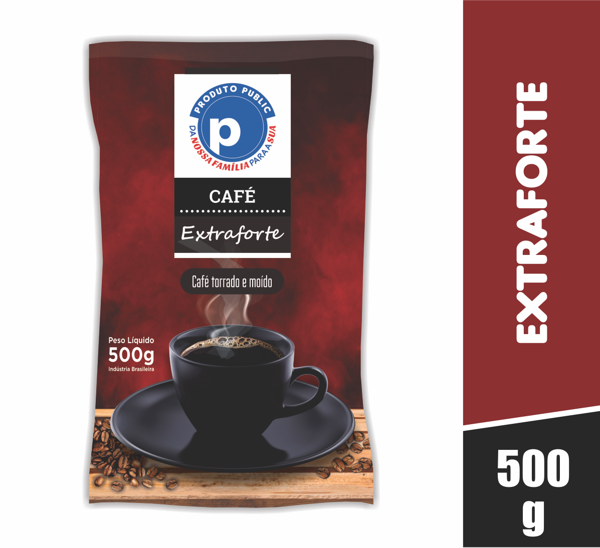 7896038025015 - CAFE PUBLIC 500G EXTRA FORTE ALMOFADA