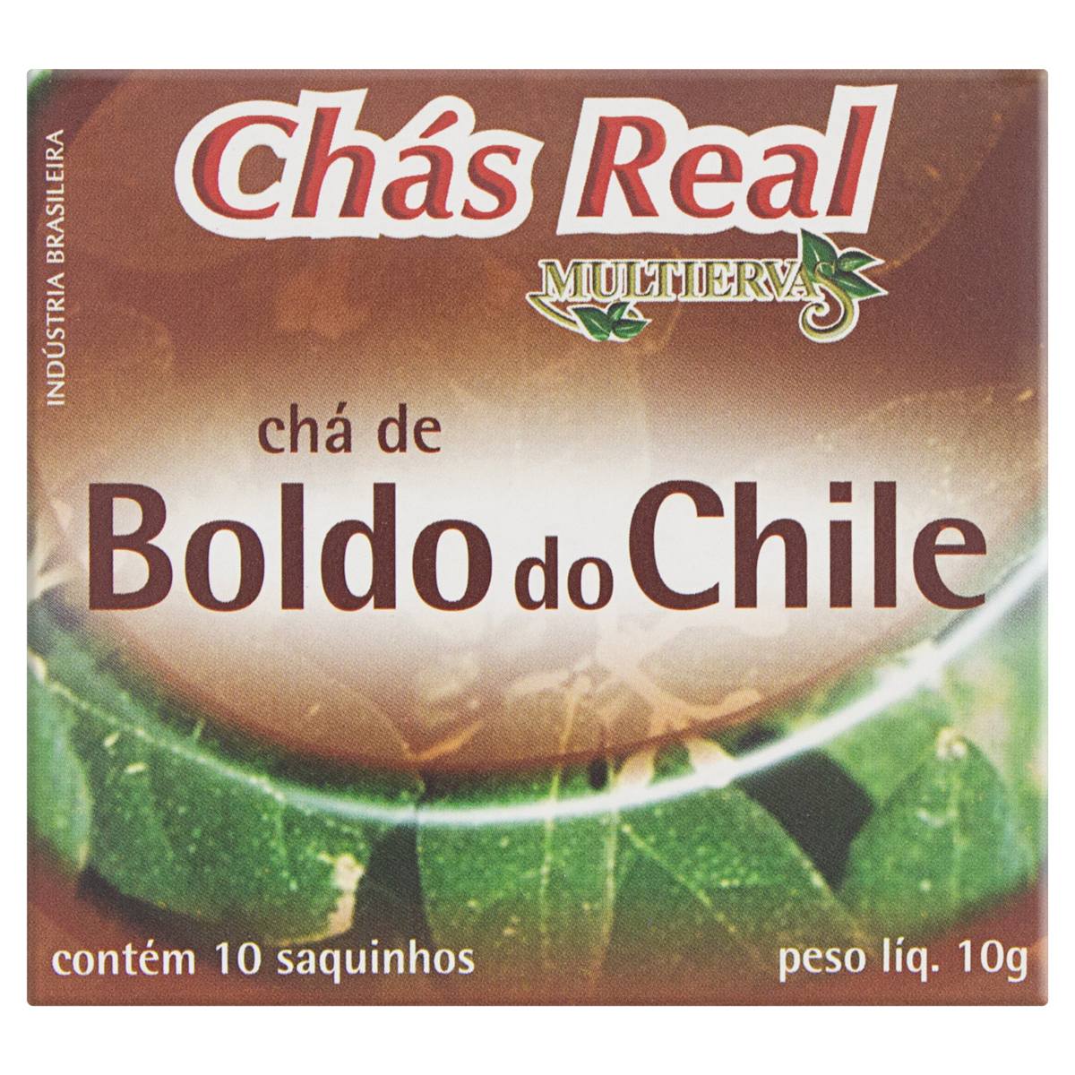 7896045041008 - CHÁ BOLDO-DO-CHILE CHÁS REAL CAIXA 10G 10 UNIDADES
