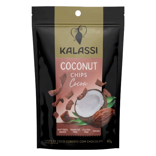 7896053801182 - CHIPS COCOA KALASSI COCONUT POUCH 40G