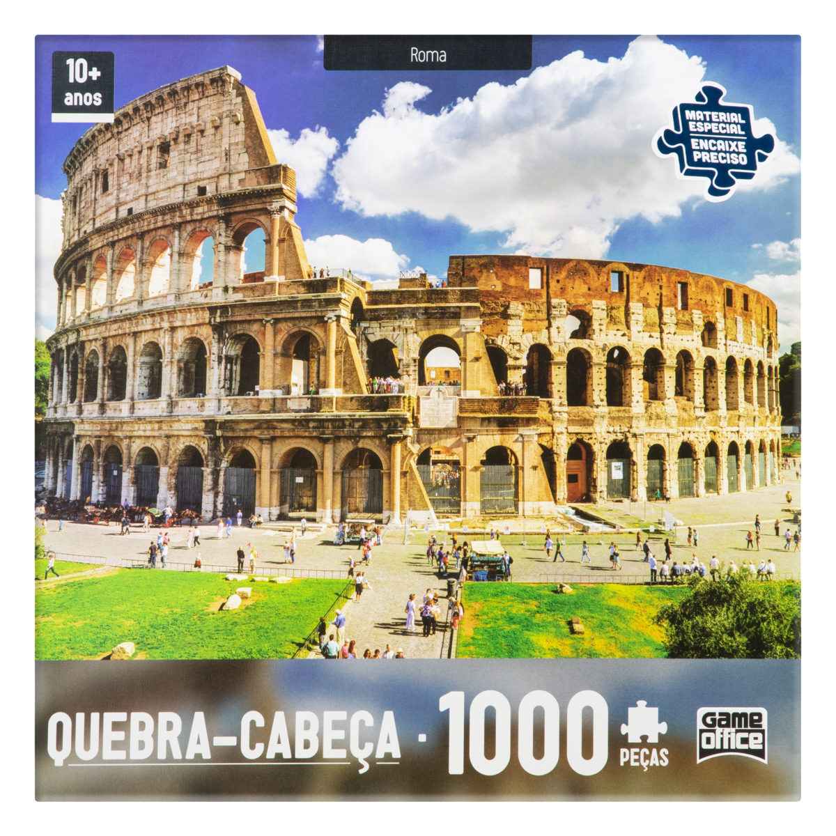Quebra-Cabeça - 1000 Peças - Game Office - Roma - Toyster