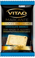 7896063285200 - CHOCOLATE BRANCO COOKIES AND CREAM VITAO MARCANTE PACOTE 70G