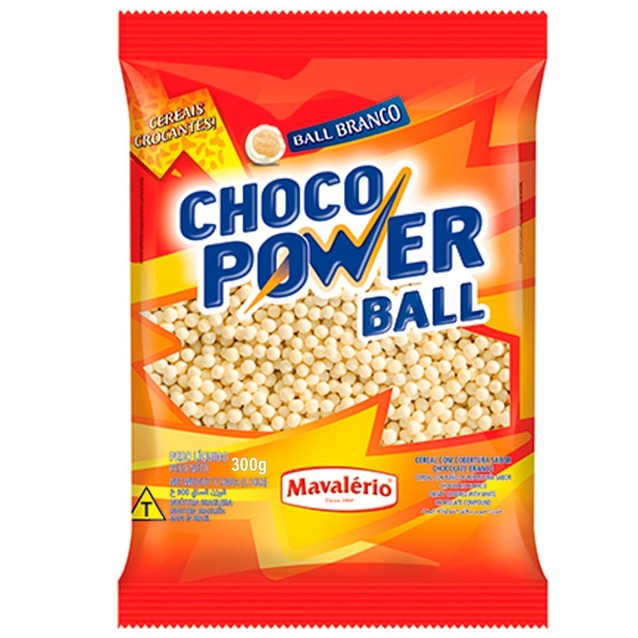 7896072641547 - CEREAL P/CONF.CHOCO POWER BALL 300G