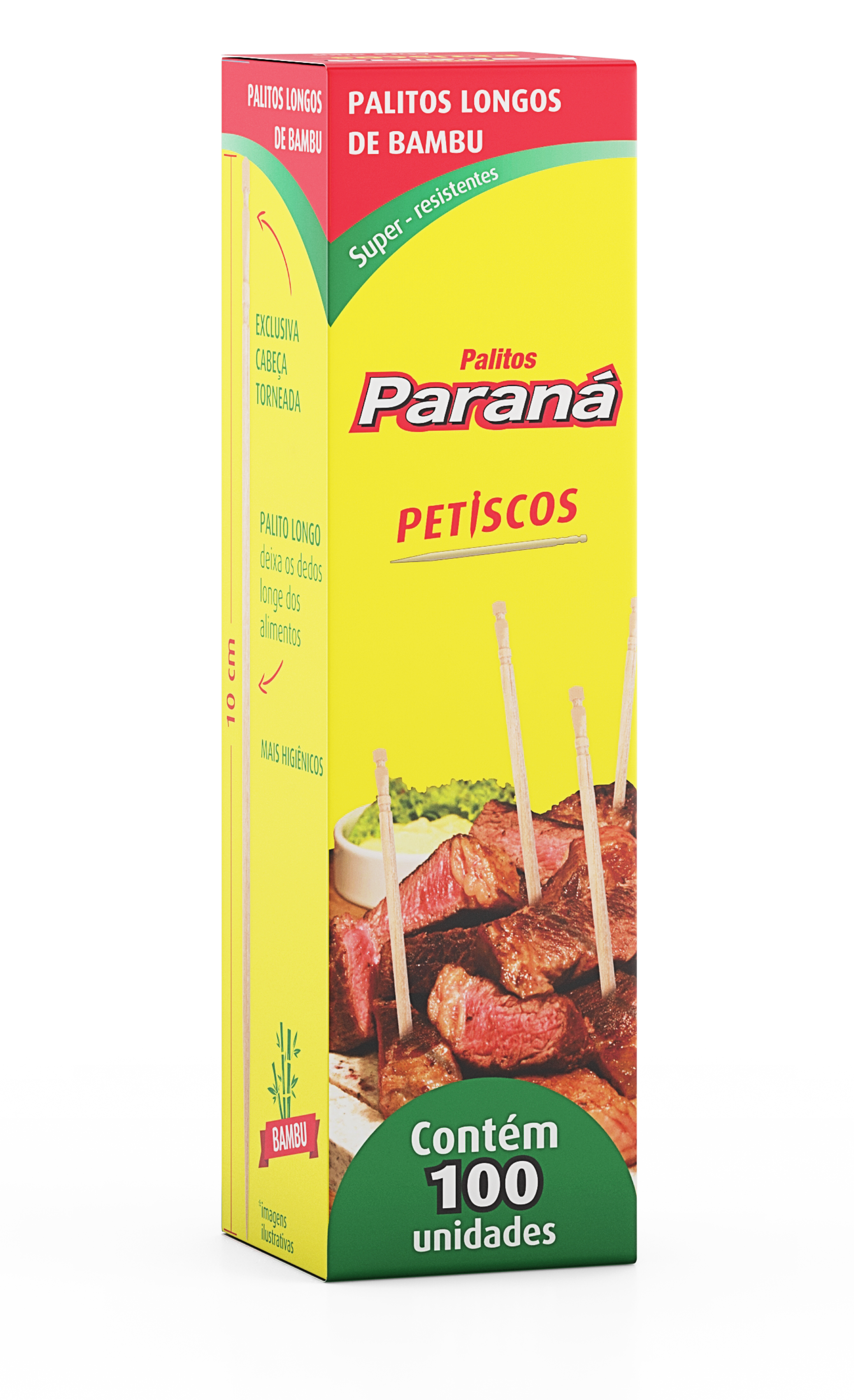 7896080900575 - PALITO P/PETISCOS PARANA BAMBU C/100