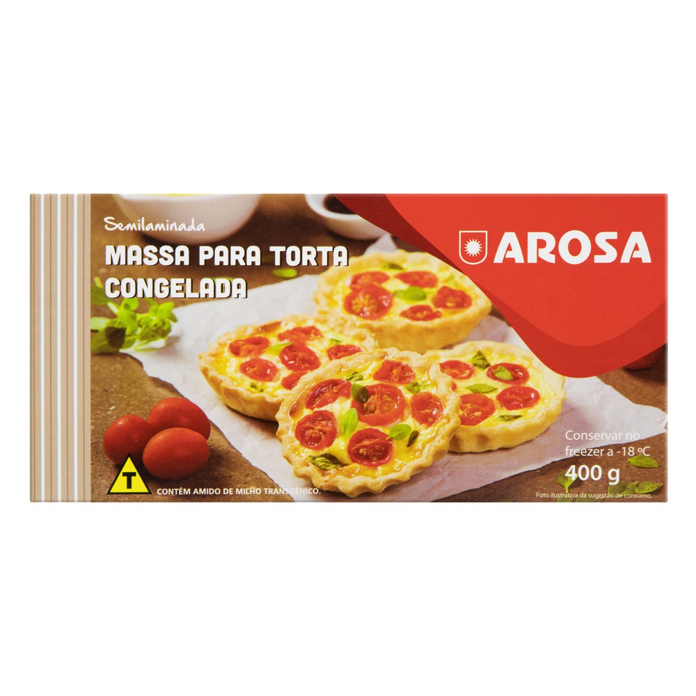 7896091280017 - MASSA P/TORTA AROSA 400G