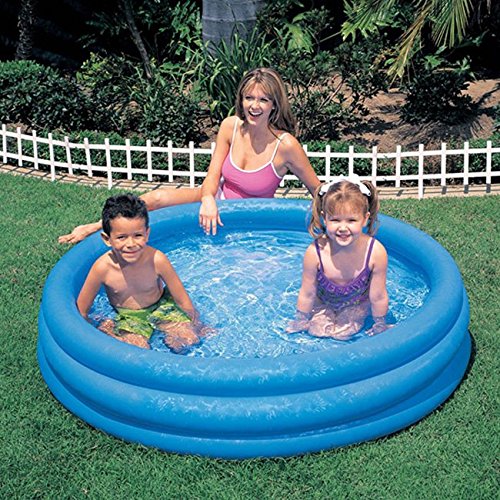 0789610108725 - INFLATABLE CRYSTAL BLUE SWIMMING POOL (45IN X 10IN)