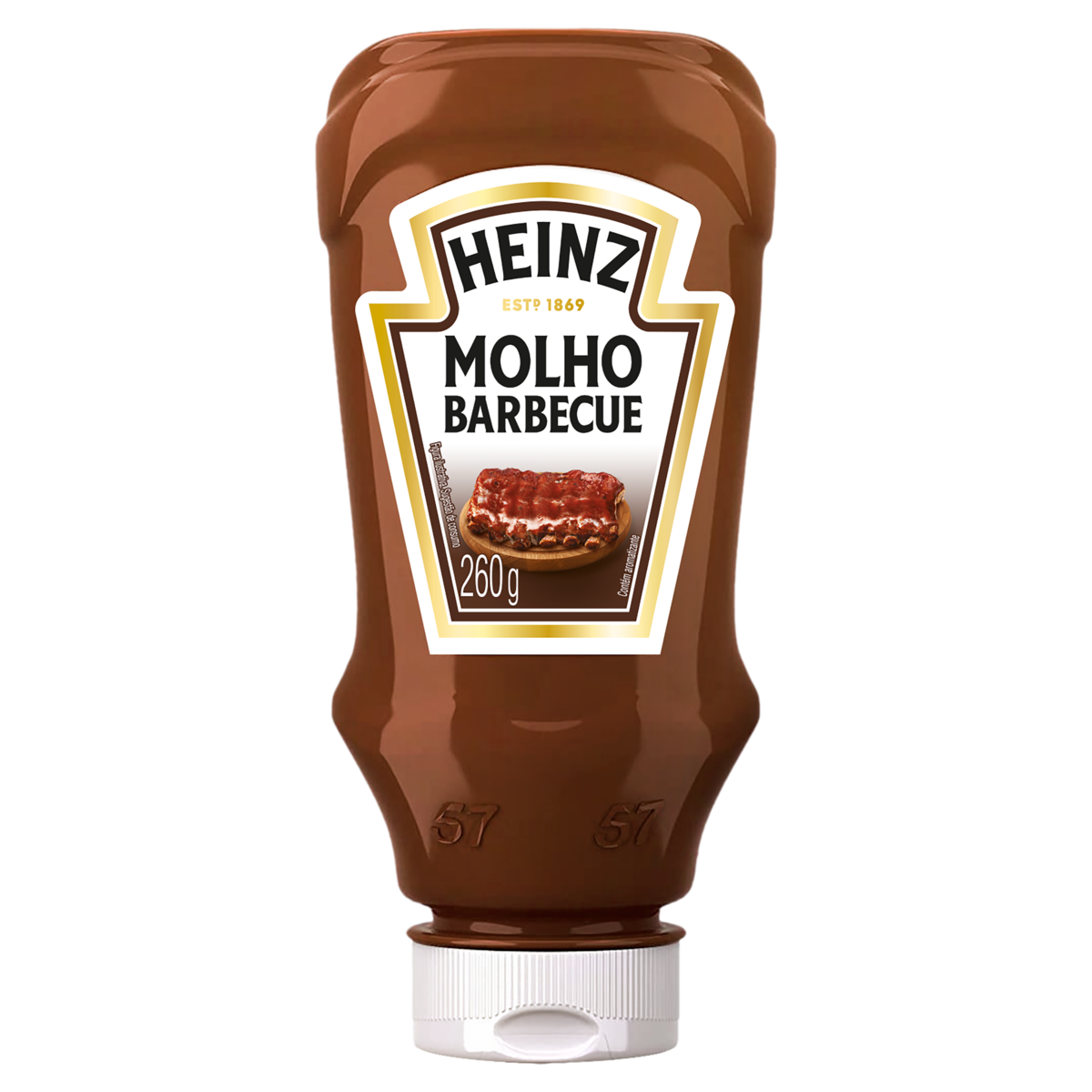 7896102502091 - MOLHO BARBECUE HEINZ SQUEEZE 260G