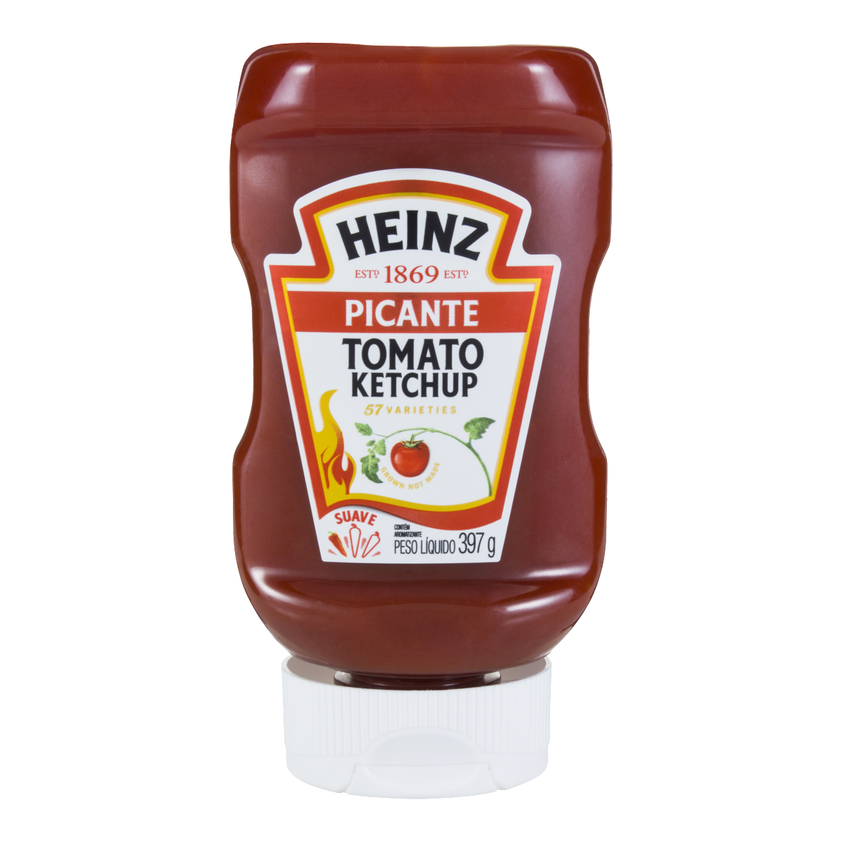 7896102593068 - KETCHUP PICANTE HEINZ SQUEEZE 397G