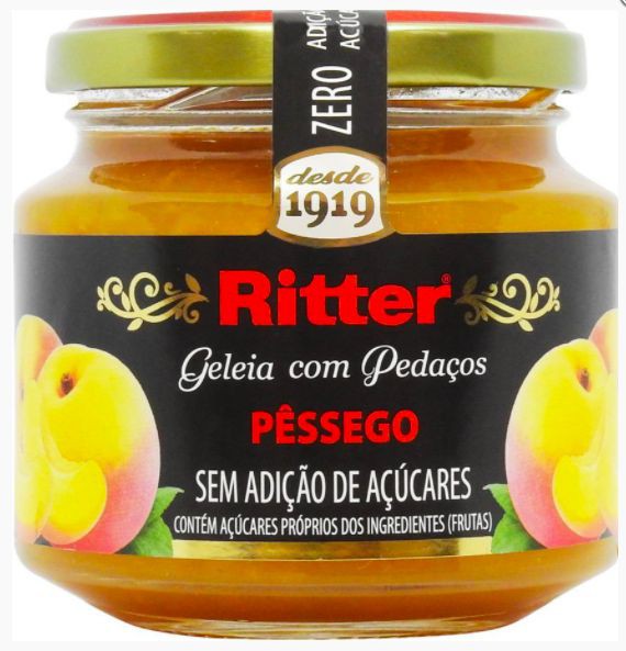 Geleia Diet de Pêssego 260g - Ritter