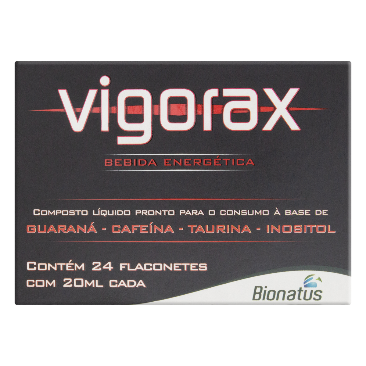 7896108007071 - ENERGÉTICO VIGORAX CAIXA 24 FLACONETES 20ML CADA