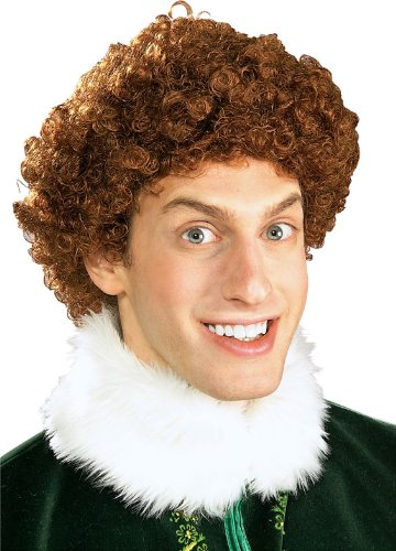 0789610947843 - ELF BUDDY THE ELF WIG, BROWN, ONE SIZE