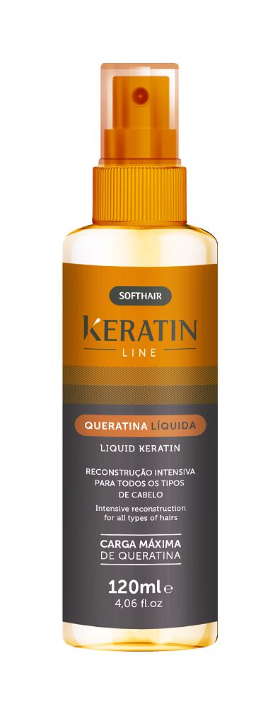 7896115112430 - KERATINA LÍQUIDA KERATIN LINE SOFT HAIR