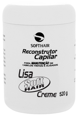 7896115136559 - RECONSTRUTOR CAPILAR LISA CREME SOFT HAIR 520G