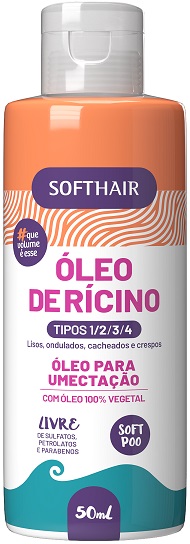 7896115142024 - OLEO RICINO SOFT HAIR CACHOS 50ML