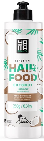 7896150023319 - YAMA HAIR FOOD LEAVE IN COCONUT 250G FCI NO.: 71F27FD4-3D49-E442-9F68-C41B26A5125A