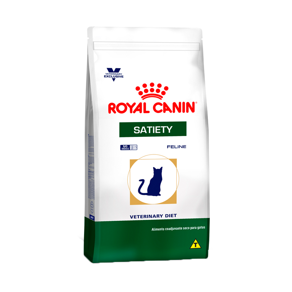 7896181218371 - RAÇÃO ROYAL CANIN FELINE VETERINARY DIET SATIETY PARA GATOS OBESOS - 1,5KG