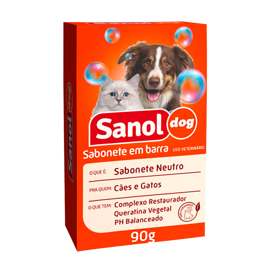 7896183311377 - SABONETE SANOL DOG NEUTRO 90G