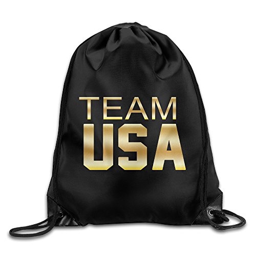 7896185194831 - TEAM USA GOLD LOGO DRAWSTRING BACKPACK BAG