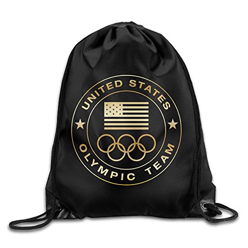 7896185195203 - TEAM USA GOLD LOGO DRAWSTRING BACKPACK BAG