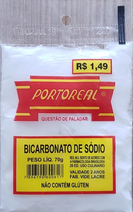 7896190600617 - BICARBONATO DE SODIO PORTOREAL
