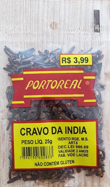 7896190602833 - CRAVO DA INDIA PORTOREAL