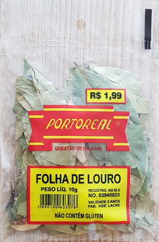 7896190603076 - FOLHA DE LOURO PORTOREAL