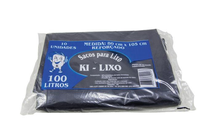 7896193300163 - SACO P/LIXO KI-LIXO REFOR 100 LTS