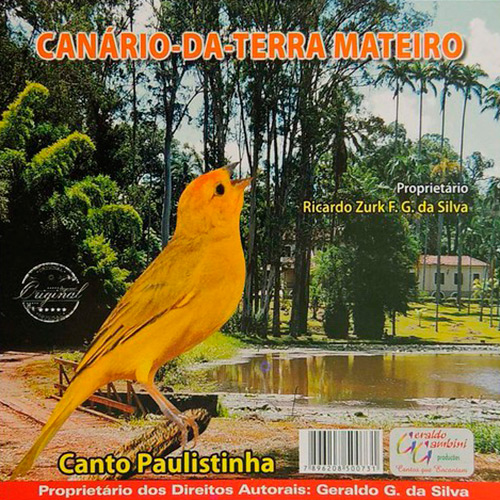 7896208500731 - CD CANÁRIO DA TERRA - CANTO PAULISTINHA