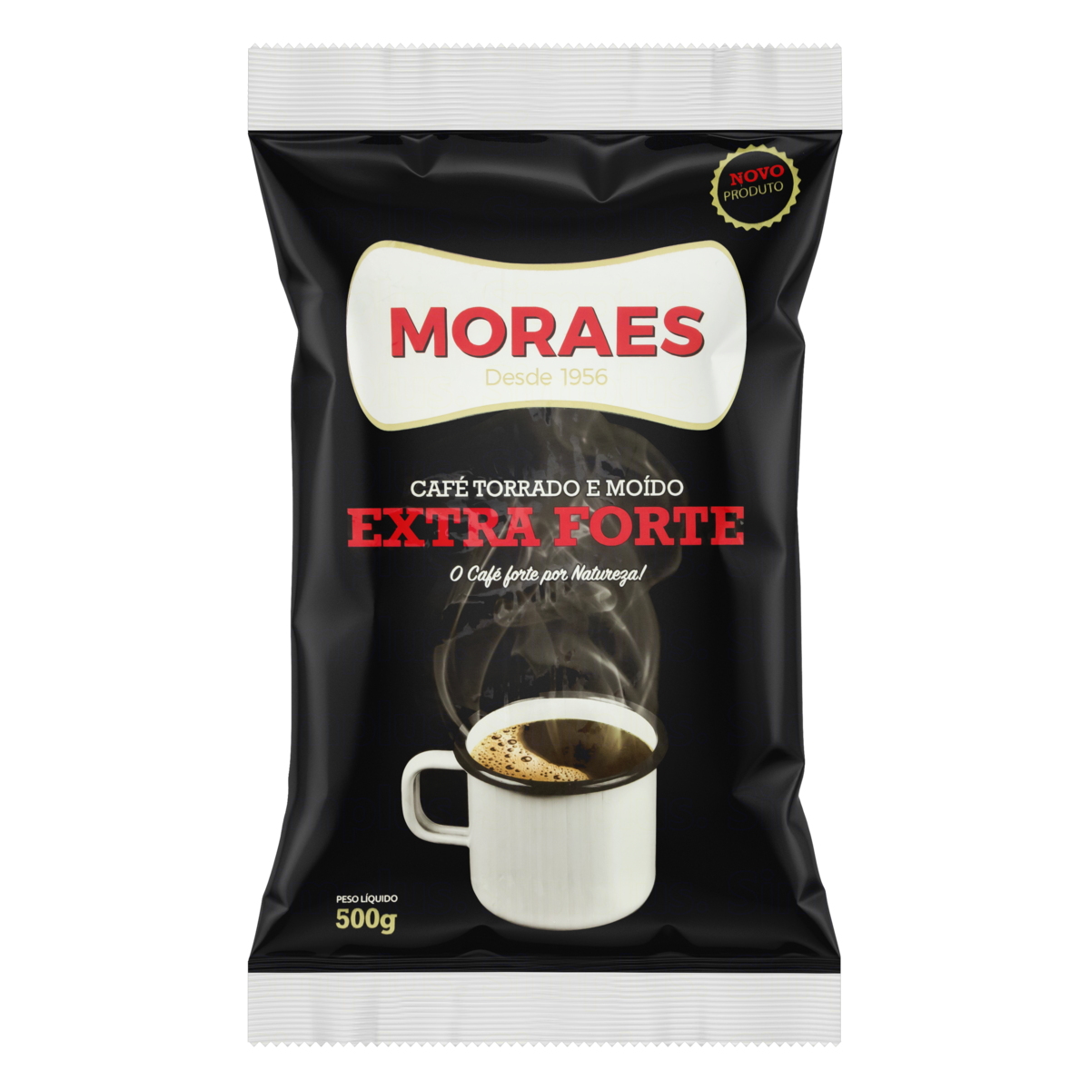 7896235100218 - CAFÉ TORRADO E MOÍDO EXTRAFORTE MORAES PACOTE 500G