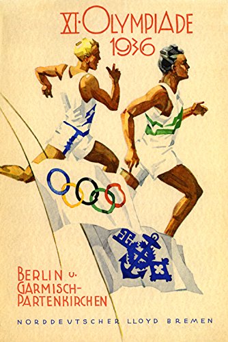 7896241318775 - 1936 BERLIN GERMANY EUROPE OLIMPICS SPORTS VINTAGE POSTER REPRO 16 X 22 IMAGE SIZE. WE HAVE OTHER SIZES AVAILABLE!