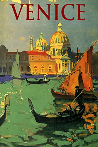 7896241343432 - 16 X 20 VENICE GONDOLAS ITALY ITALIA ITALIAN EUROPEAN TRAVEL TOURISM VINTAGE POSTER REPRO STANDARD IMAGE SIZE FOR FRAMING. WE HAVE OTHER SIZES AVAILABLE!