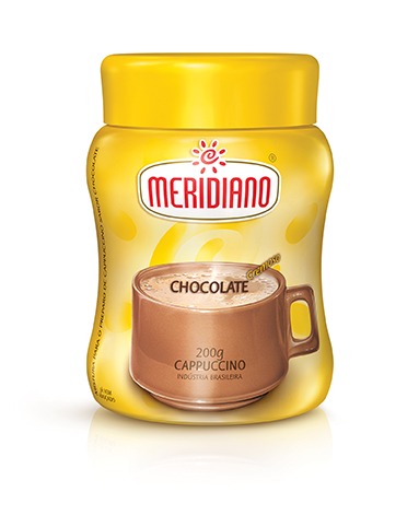 7896246700582 - CAPPUCCINO MERIDIANO CHOCOLATE 200GR