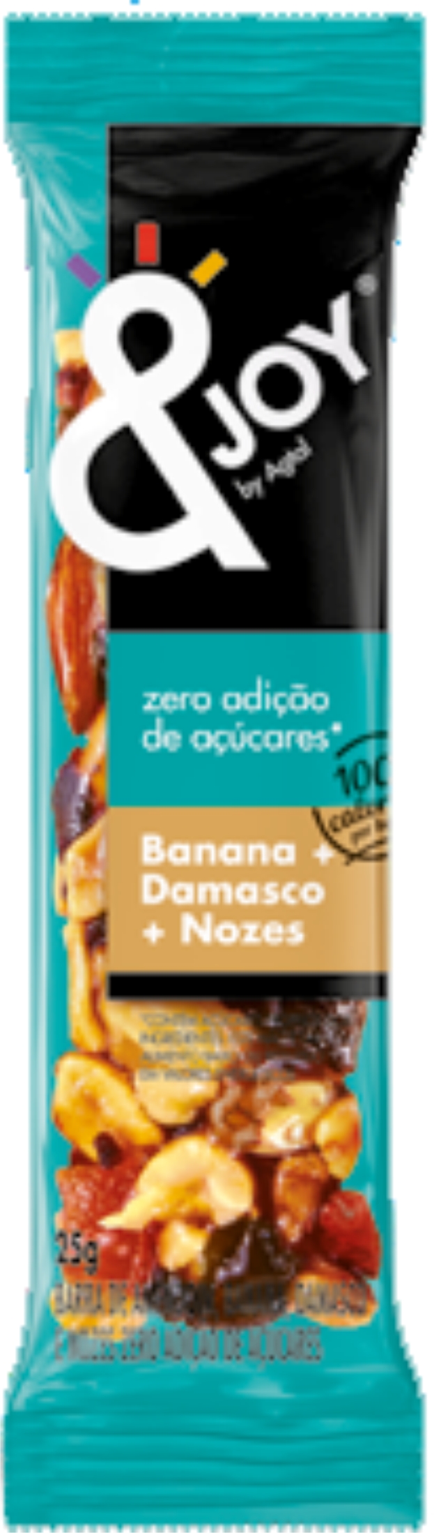 7896261403482 - BARRA DE NUTS BANANA, DAMASCO E NOZES &JOY PACOTE 25G
