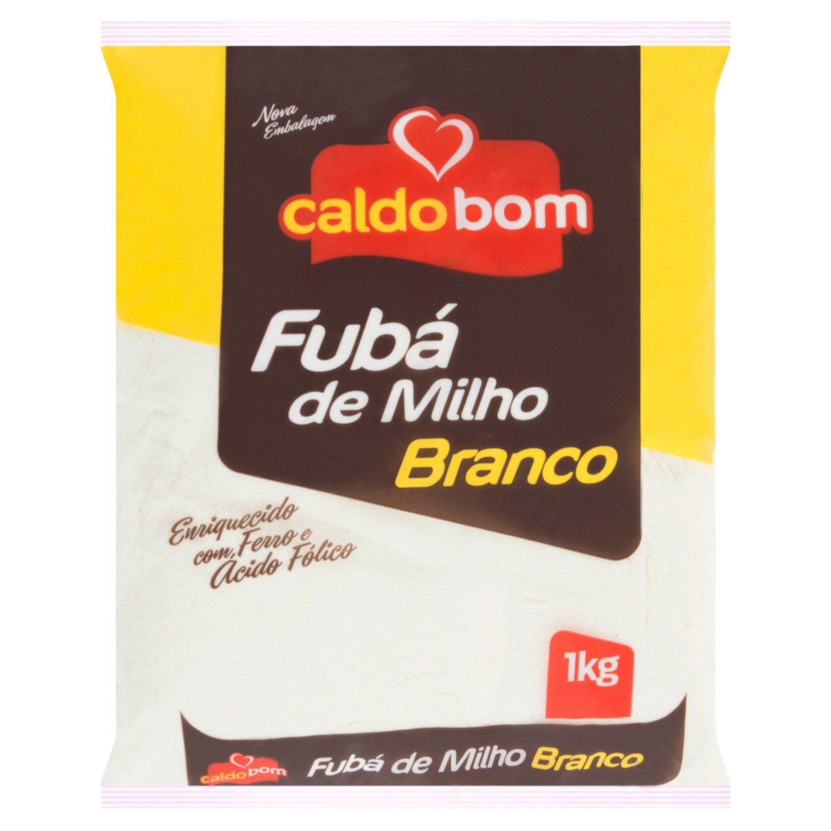 7896273900016 - FUBÁ DE MILHO BRANCO CALDO BOM 1KG