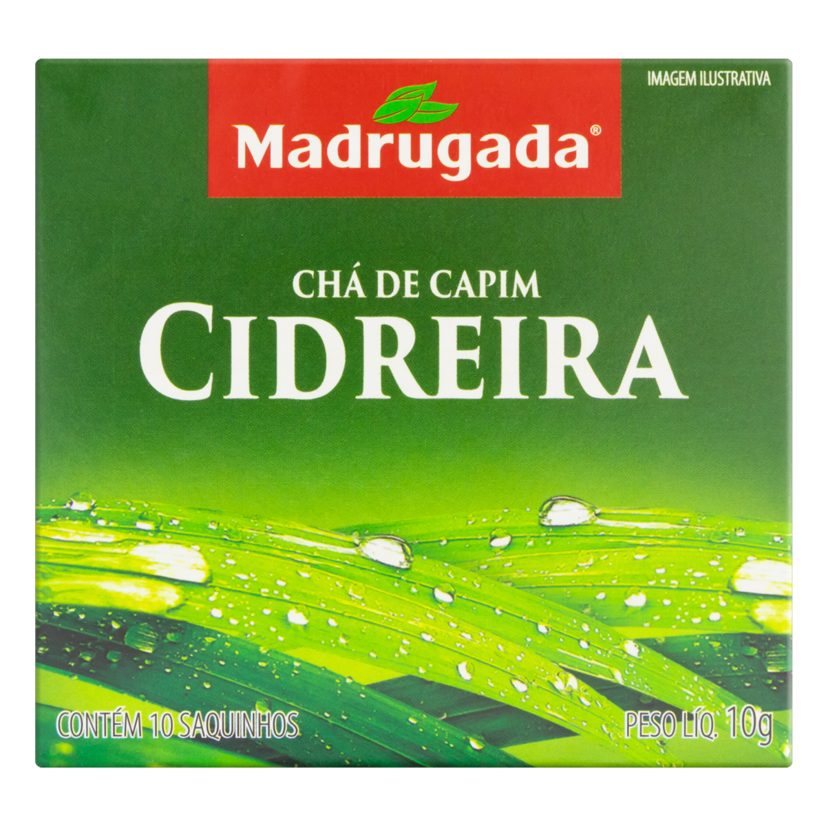 7896277200327 - CHÁ CAPIM-CIDREIRA MADRUGADA CAIXA 10G 10 UNIDADES
