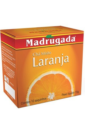 7896277200341 - MADRUGADA - ORANGE TEA 10 TEA BAGS - 0.5OZ (PACK OF 02) | CHÁ DE LARANJA - TÉ DE NARANJA 10 SACHÊS -