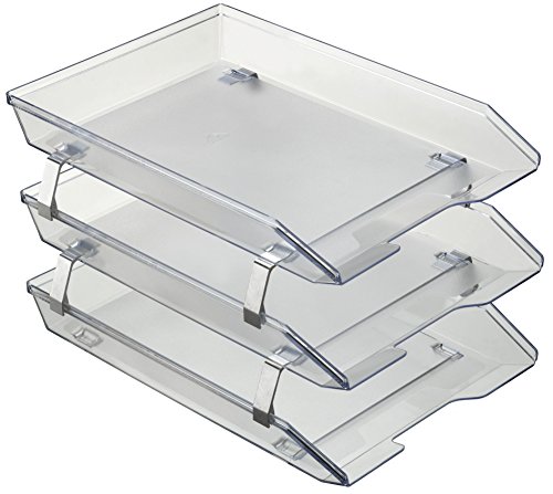 7896292226531 - ACRIMET FACILITY TRIPLE LETTER TRAY FRONTAL (CRYSTAL COLOR)