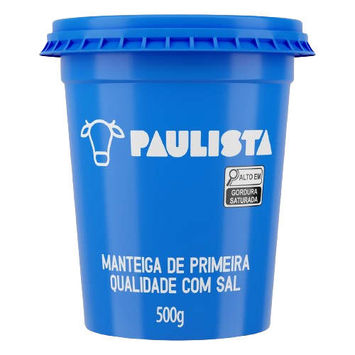 7896294901948 - MANTEIGA DE PRIMEIRA QUALIDADE COM SAL PAULISTA POTE 500G