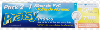7896300501742 - PACK PRATSY FILME PVC + FOLHA DE ALUMINIO