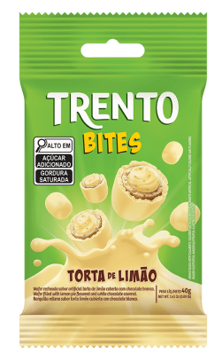 7896306621703 - CHOCOLATE TRENTO BITS 40G TORTA DE LIMAO