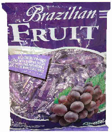 7896321011336 - BALA FLORESTAL BRAZILIAN FRUIT UVA 6,6 G