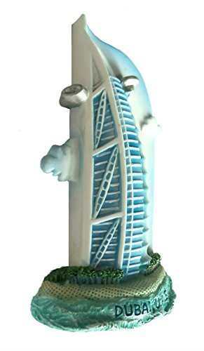 7896321532152 - DUBAI BURJ AL ARAB EMIRATES U A E SHIP SAIL HOTEL, HIGH QUALITY RESIN 3D FRIDGE MAGNET, 7 WONDERS OF THE WORLD