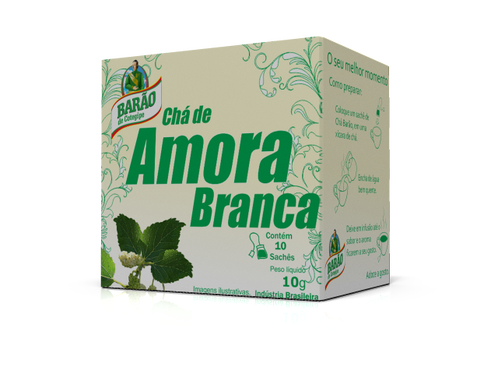 7896328210558 - CHA BARAO AMORA BRANCA C/10