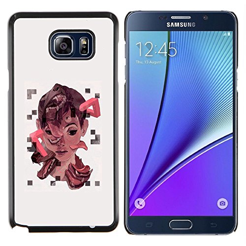 7896346700116 - STUSS CASE / HARD PROTECTIVE CASE COVER - PUZZLE ART CUBISM KID - SAMSUNG GALAXY NOTE 5 5TH N9200